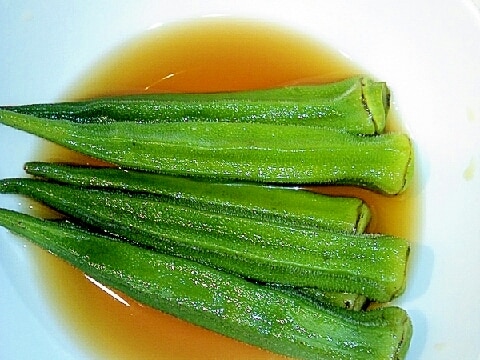 オクラめんつゆ漬け